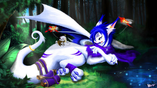 Whitey in the Forest!